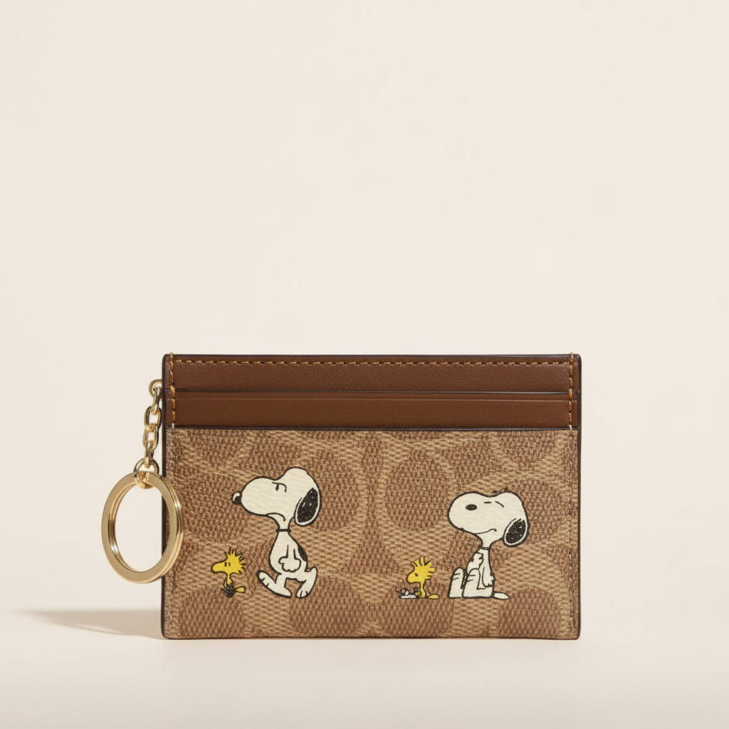 Coach x Peanuts Snoopy Card Holder