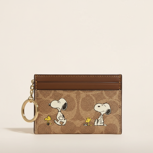 Coach x Peanuts Snoopy Card Holder